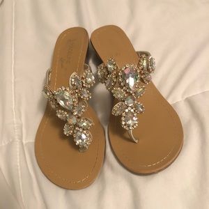 Madeline Stuart Wedged Sandal size 7
